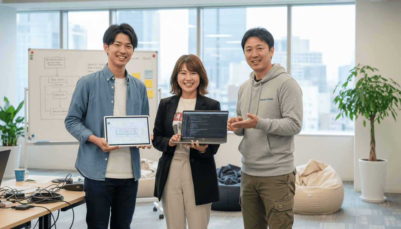 チームメンバーの集合写真